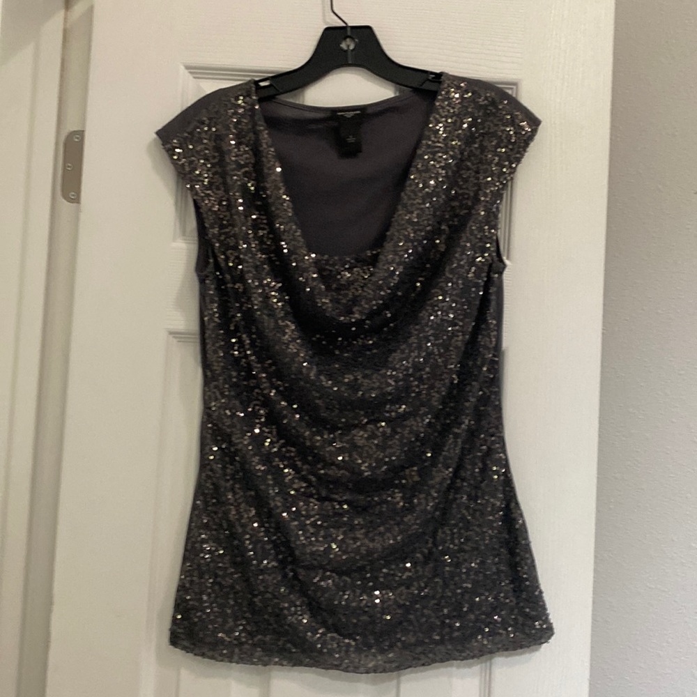 Sequin great sleeveless top PERFECT FOR NYE!